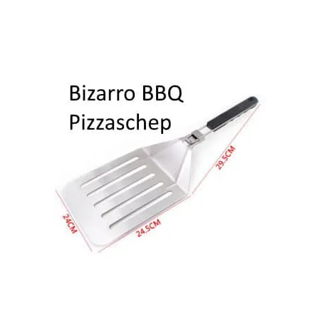 Bizarro BBQ pizzaschep RVS